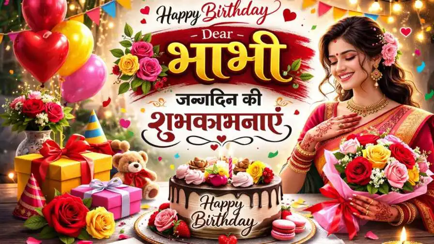 Birthday wishes for bhabhi | भाभी के लिए जन्मदिन की शुभकामनाएं
