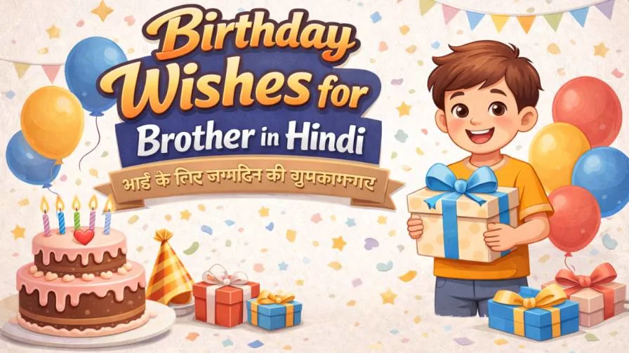 Birthday Wishes for Brother | भाई के लिए जन्मदिन की शुभकामनाएं