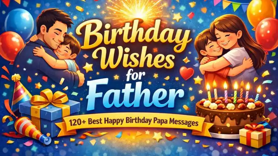 Birthday Wishes for Father | पापा के लिए जन्मदिन की शुभकामनाएं